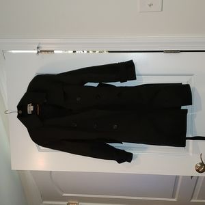 Black Michael Kors Trench Coat